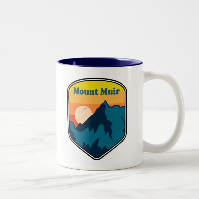 Caneca De Café Em Dois Tons Monte Muir California Sunrise (Direita)