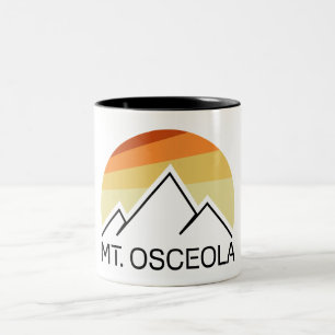 Caneca De Café Em Dois Tons Monte Osceola New Hampshire Retro