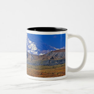 Caneca De Café Em Dois Tons Monte. Parque Nacional McKinley Denali, Alasca.