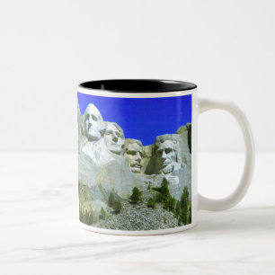 Caneca De Café Em Dois Tons Monte Rushmore - Mug De Dois Tom