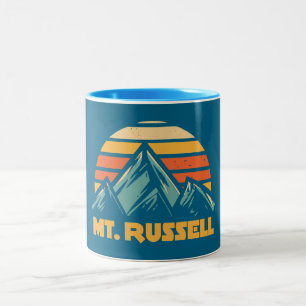 Caneca De Café Em Dois Tons Monte Russell Califórnia Turquesa Retro