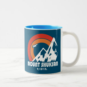 Caneca De Café Em Dois Tons Monte Shuksan Washington Sun Eagle