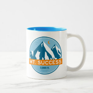 Caneca De Café Em Dois Tons Monte Sucesso Estrelas da Lua de New Hampshire