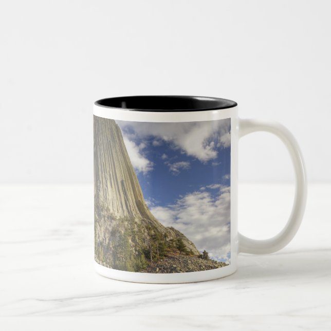 Caneca De Café Em Dois Tons Monumento Nacional da Torre de Devils (Direita)