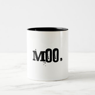 CANECA DE CAFÉ EM DOIS TONS MOO