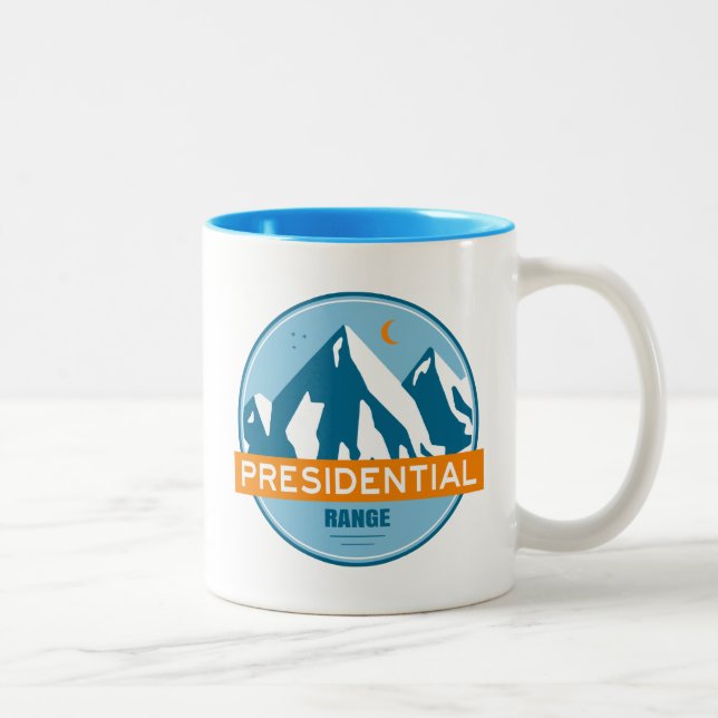Caneca De Café Em Dois Tons Moon Presidencial New Hampshire Stars (Direita)
