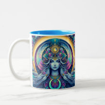 Moonflower Oracle Mug — Navio de Intenção Lunar