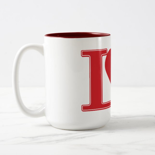 Caneca De Café Em Dois Tons Moose Love (Esquerda)