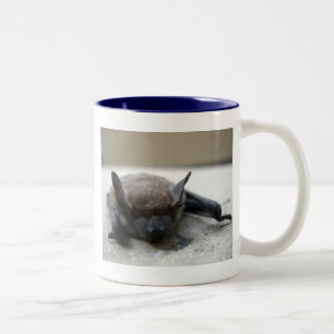 Caneca De Café Em Dois Tons Morcego-pequeno-marrom (Myotis lucifugus)