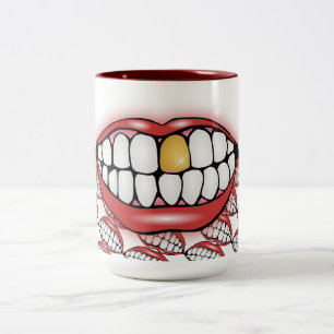 Caneca De Café Em Dois Tons Morda-me