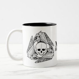 Caneca De Café Em Dois Tons Mordhau Combate Histórico Mug