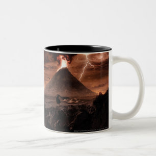 Caneca De Café Em Dois Tons Mordor Lightning Storm