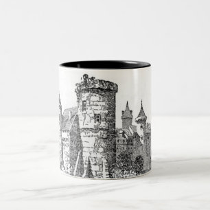 Caneca De Café Em Dois Tons Moreira do Castelo Medieval