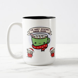 Caneca De Café Em Dois Tons MoriarTEA & Purrlock no Natal