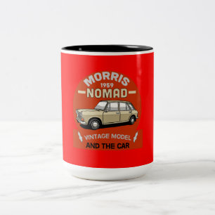 Caneca De Café Em Dois Tons Morris Nomad Austrália Classic Carros vintage Caf