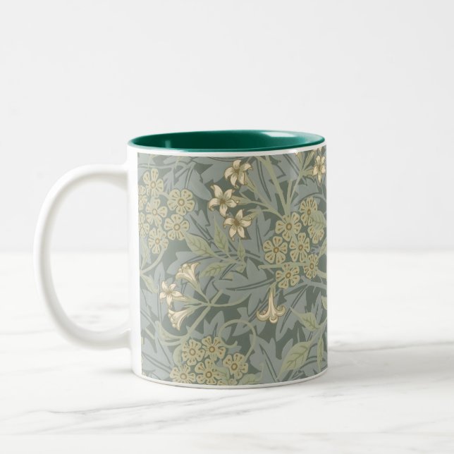 Caneca De Café Em Dois Tons Morris Vine e Jasmine Garden Flower Classic (Esquerda)