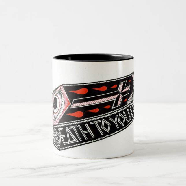 Caneca De Café Em Dois Tons morte a você (Centro)
