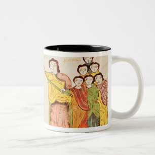 Caneca De Café Em Dois Tons Moses que fecha o Mar Vermelho nos egípcios