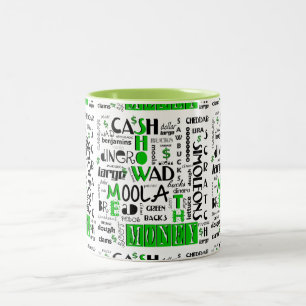 Caneca De Café Em Dois Tons Mostre-me o Money 2 Toned Coffee Mug