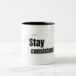 Caneca De Café Em Dois Tons Motivação de Ginásio de Levantamento de Peso Consi
