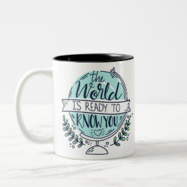Caneca De Café Em Dois Tons Motivational Coffee Mug - You are your limits