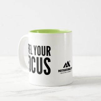 Caneca De Café Em Dois Tons MOTIVATIONALISM© Fuel Your Focus_