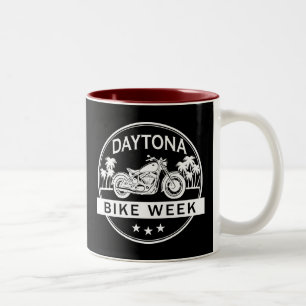 Caneca De Café Em Dois Tons Motobicicleta Daytona Bike Week