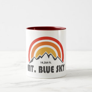 Caneca De Café Em Dois Tons Mt. Blue Sky Colorado