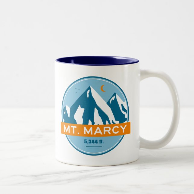 Caneca De Café Em Dois Tons Mt. Marcy New York Stars Moon (Direita)