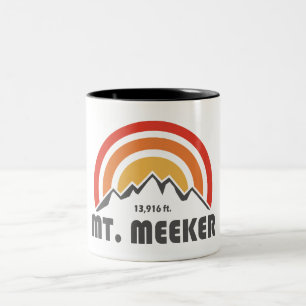 Caneca De Café Em Dois Tons Mt. Meeker Colorado