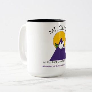 Caneca De Café Em Dois Tons Mt. Oliva De Dois Toneladas