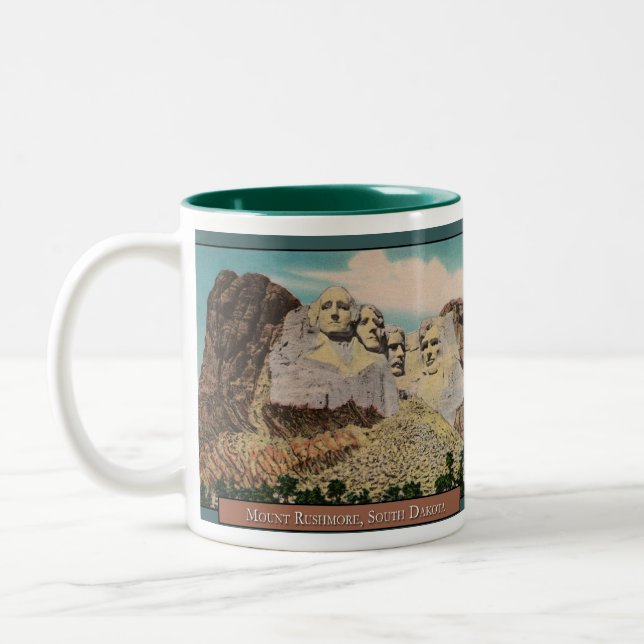 Caneca De Café Em Dois Tons Mt. Rushmore Café Mug (Esquerda)