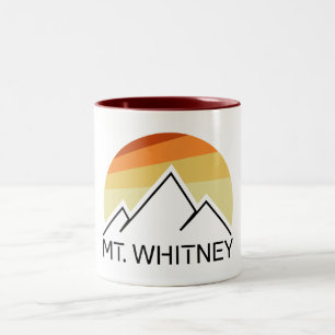Caneca De Café Em Dois Tons Mt. Whitney Retro