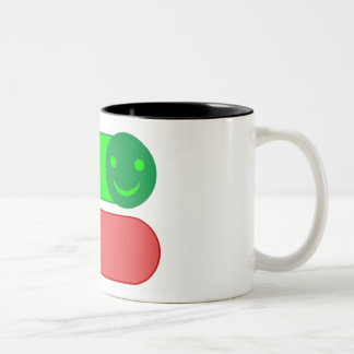 Caneca De Café Em Dois Tons Mudança de humor Emoji Mug