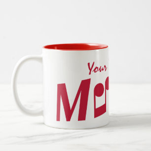 Caneca De Café Em Dois Tons Mudanças personalizadas de MÚSICA