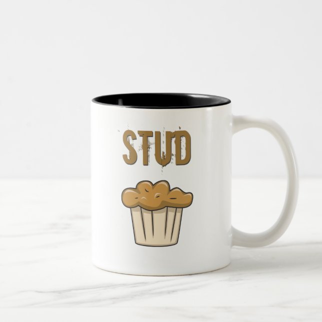 Caneca De Café Em Dois Tons muffin do parafuso prisioneiro (Direita)