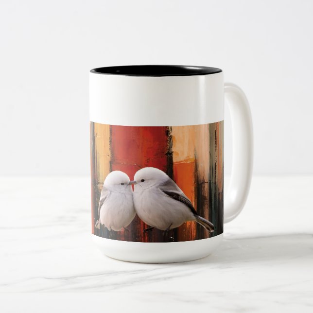 Caneca De Café Em Dois Tons Mug (Frente Esquerda)
