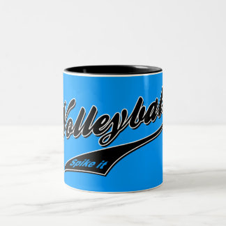 Caneca De Café Em Dois Tons Mug2 de Voleibol