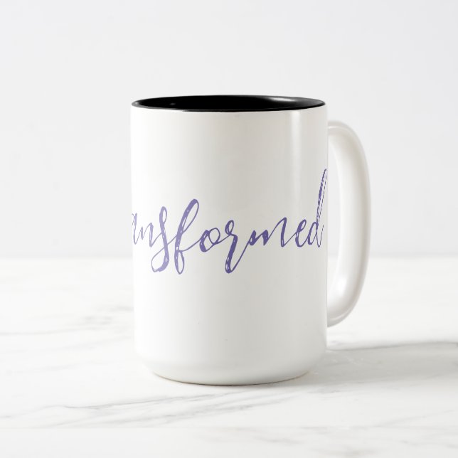 Caneca De Café Em Dois Tons Mug2 Transformado (Frente Esquerda)