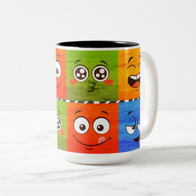 Caneca De Café Em Dois Tons Mug 10$ (Frente Esquerda)