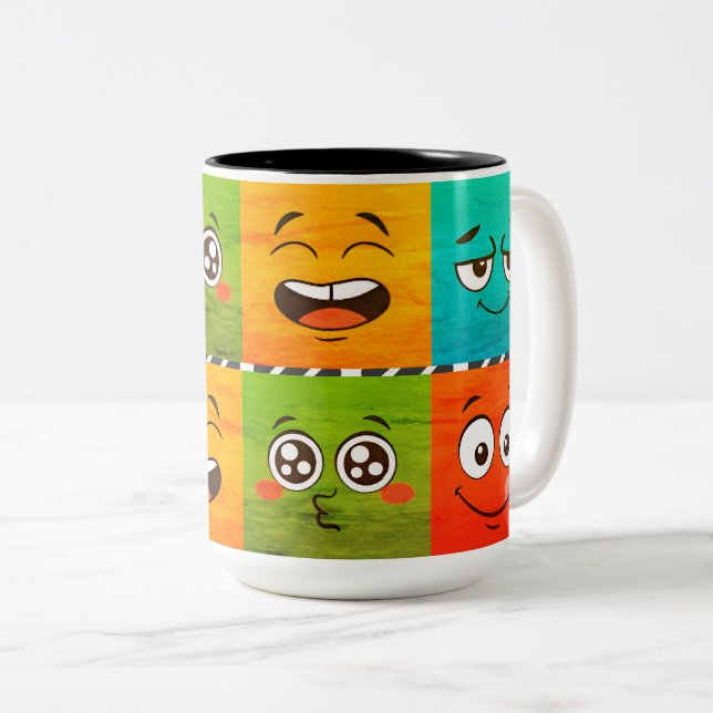Caneca De Café Em Dois Tons Mug 10$ 20000 (Frente Esquerda)
