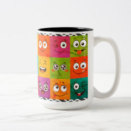 Caneca De Café Em Dois Tons Mug 10$ multifaces