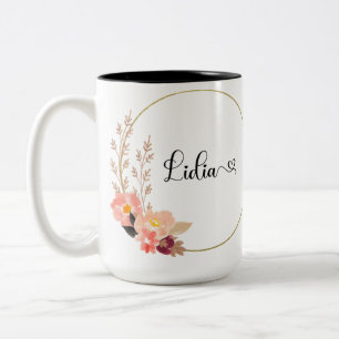 Caneca De Café Em Dois Tons Mug 15oz0 da Lidia (veja mais opções)