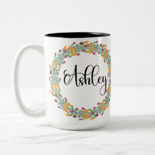 Caneca De Café Em Dois Tons Mug 15oz da Ashley (veja mais opções)