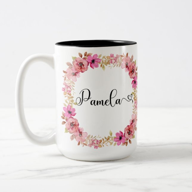 Caneca De Café Em Dois Tons Mug 15oz da Pamela (veja mais opções) (Esquerda)