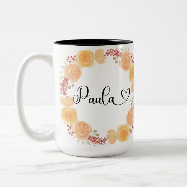 Caneca De Café Em Dois Tons Mug 15oz da Paula (veja mais opções) (Esquerda)