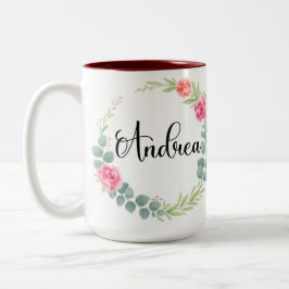 Caneca De Café Em Dois Tons Mug 15oz de Andrea (veja mais opções)
