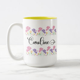 Caneca De Café Em Dois Tons Mug 15oz de Caroline (veja mais opções)