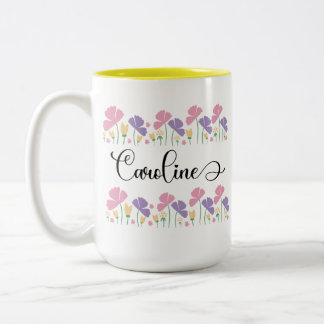 Caneca De Café Em Dois Tons Mug 15oz de Caroline (veja mais opções)