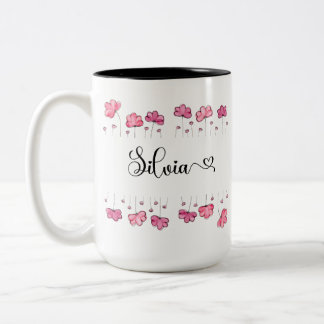 Caneca De Café Em Dois Tons Mug 15oz de Silvia (veja opções)